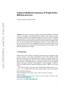 Unbiased likelihood estimation of Wright-Fisher diffusion processes