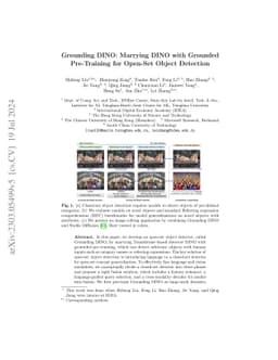 Grounding DINO: Marrying DINO with Grounded Pre-Training for Open-Set
  Object Detection