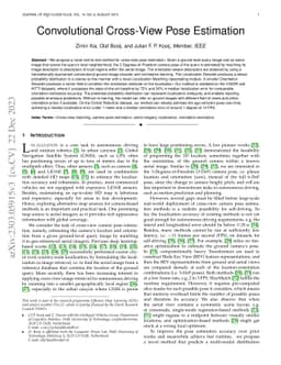 Convolutional Cross-View Pose Estimation