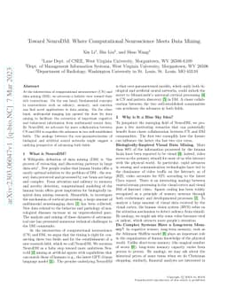 Toward NeuroDM: Where Computational Neuroscience Meets Data Mining
