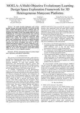 MOELA: A Multi-Objective Evolutionary/Learning Design Space Exploration
  Framework for 3D Heterogeneous Manycore Platforms