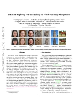 DeltaEdit: Exploring Text-free Training for Text-Driven Image
  Manipulation