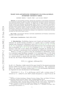 Tight Non-asymptotic Inference via Sub-Gaussian Intrinsic Moment Norm