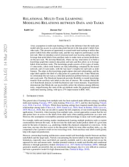 Relational Multi-Task Learning: Modeling Relations between Data and
  Tasks