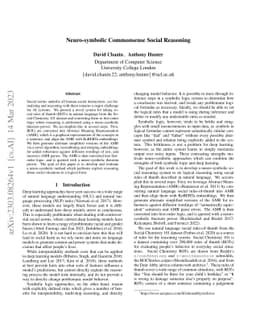 Neuro-symbolic Commonsense Social Reasoning