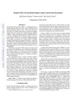 BanglaCoNER: Towards Robust Bangla Complex Named Entity Recognition