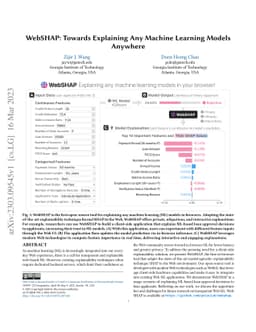 WebSHAP: Towards Explaining Any Machine Learning Models Anywhere
