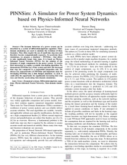 PINNSim: A Simulator for Power System Dynamics based on Physics-Informed
  Neural Networks
