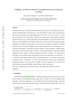 FedRight: An Effective Model Copyright Protection for Federated Learning