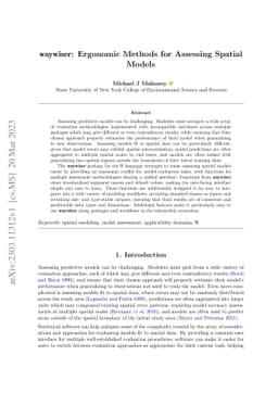 waywiser: Ergonomic Methods for Assessing Spatial Models
