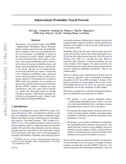 Indeterminate Probability Theory