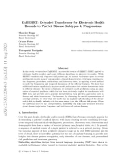ExBEHRT: Extended Transformer for Electronic Health Records to Predict
  Disease Subtypes & Progressions