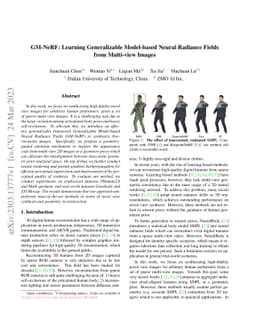 GM-NeRF: Learning Generalizable Model-based Neural Radiance Fields from
  Multi-view Images