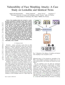 Vulnerability of Face Morphing Attacks: A Case Study on Lookalike and
  Identical Twins