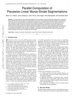 Parallel Computation of Piecewise Linear Morse-Smale Segmentations