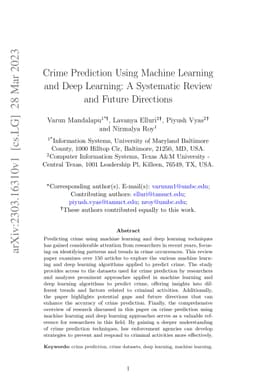 Crime Prediction Using Machine Learning and Deep Learning: A Systematic
  Review and Future Directions