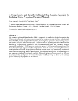 A Comprehensive and Versatile Multimodal Deep Learning Approach for
  Predicting Diverse Properties of Advanced Materials