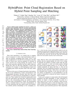 HybridPoint: Point Cloud Registration Based on Hybrid Point Sampling and
  Matching