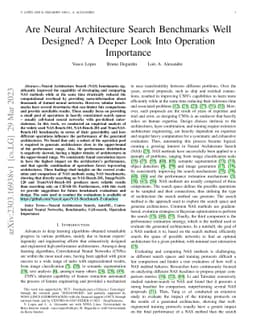 Are Neural Architecture Search Benchmarks Well Designed? A Deeper Look
  Into Operation Importance