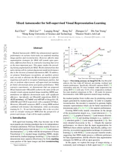 Mixed Autoencoder for Self-supervised Visual Representation Learning