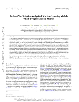 DeforestVis: Behavior Analysis of Machine Learning Models with Surrogate
  Decision Stumps
