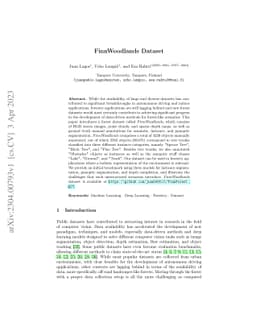 FinnWoodlands Dataset