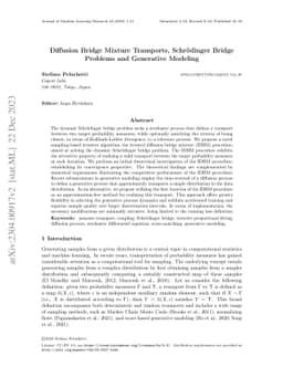 Diffusion Bridge Mixture Transports, Schrödinger Bridge Problems and
  Generative Modeling