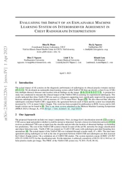 Evaluating the impact of an explainable machine learning system on the
  interobserver agreement in chest radiograph interpretation