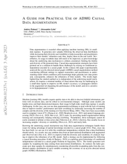 A Guide for Practical Use of ADMG Causal Data Augmentation