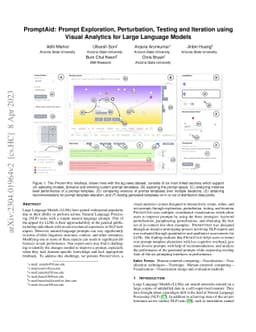 PromptAid: Prompt Exploration, Perturbation, Testing and Iteration using
  Visual Analytics for Large Language Models