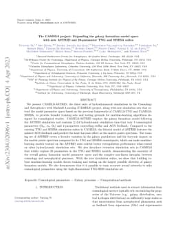 The CAMELS project: Expanding the galaxy formation model space with new
  ASTRID and 28-parameter TNG and SIMBA suites