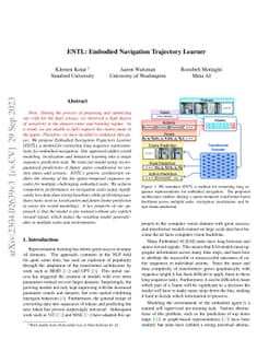 ENTL: Embodied Navigation Trajectory Learner