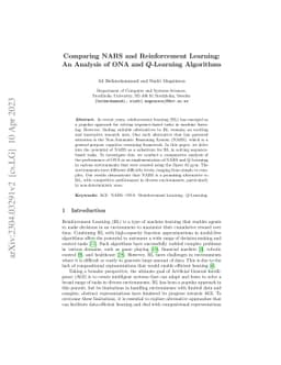 Comparing NARS and Reinforcement Learning: An Analysis of ONA and
  $Q$-Learning Algorithms