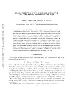 Benign Overfitting of Non-Sparse High-Dimensional Linear Regression with
  Correlated Noise