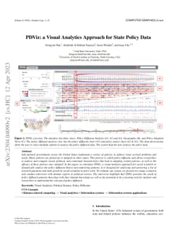 PDViz: a Visual Analytics Approach for State Policy Data