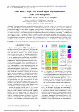 Audio Bank: A High-Level Acoustic Signal Representation for Audio Event
  Recognition