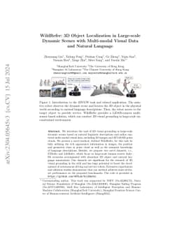 WildRefer: 3D Object Localization in Large-scale Dynamic Scenes with
  Multi-modal Visual Data and Natural Language