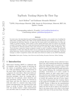 TopTrack: Tracking Objects By Their Top
