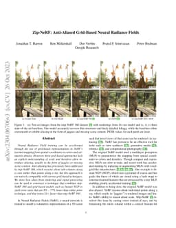Zip-NeRF: Anti-Aliased Grid-Based Neural Radiance Fields