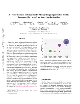 STU-Net: Scalable and Transferable Medical Image Segmentation Models
  Empowered by Large-Scale Supervised Pre-training
