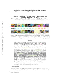 Segment Everything Everywhere All at Once