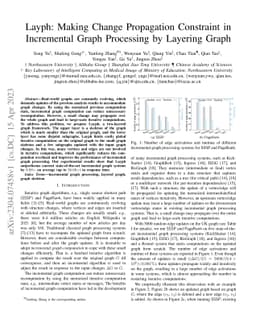 Layph: Making Change Propagation Constraint in Incremental Graph
  Processing by Layering Graph