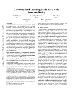 Decentralized Learning Made Easy with DecentralizePy