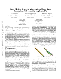 Space Efficient Sequence Alignment for SRAM-Based Computing: X-Drop on
  the Graphcore IPU