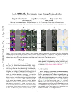 Look ATME: The Discriminator Mean Entropy Needs Attention