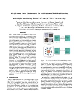 Graph based Label Enhancement for Multi-instance Multi-label learning
