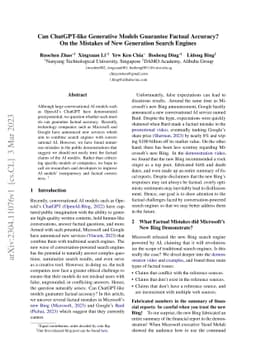 Can ChatGPT-like Generative Models Guarantee Factual Accuracy? On the
  Mistakes of New Generation Search Engines