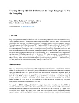 Boosting Theory-of-Mind Performance in Large Language Models via
  Prompting