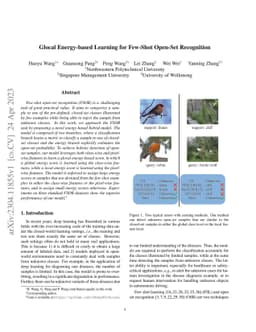 Glocal Energy-based Learning for Few-Shot Open-Set Recognition