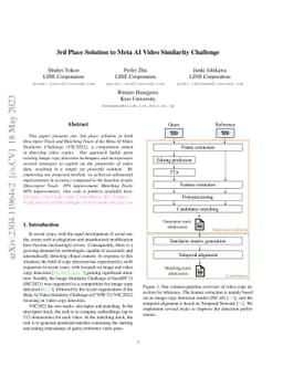 3rd Place Solution to Meta AI Video Similarity Challenge